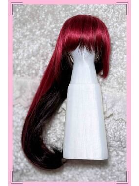 BJD Balljointed Smart Doll 1/3 Dollfie Dream SD DD Red Brown Two Tone Wig 8/9